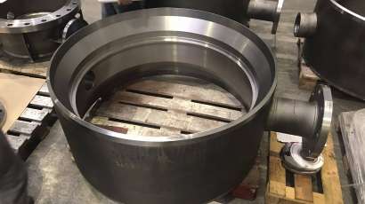 Pressure components for industrial valves