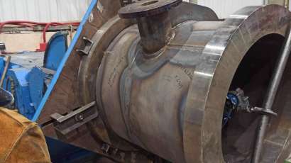 Pressure components for industrial valves