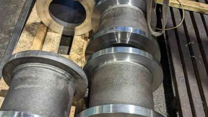 Pressure components for industrial valves