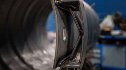 Heat-resistant furnace section