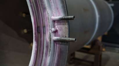 Heat-resistant furnace section